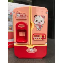 [HOT] Đồ Chơi Tủ Lạnh Mini Cao Cấp Cho Bé Hình Gấu Màu Xanh Kích Thước To