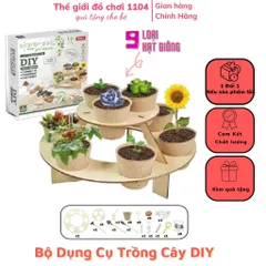 Bộ dụng cụ trồng cây đa năng cho bé DIY hạt giống gieo mầm - giúp trẻ có tinh thần trách nhiệm - thegioidochoi1104