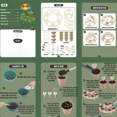 Bộ dụng cụ trồng cây đa năng cho bé DIY hạt giống gieo mầm - giúp trẻ có tinh thần trách nhiệm - thegioidochoi1104