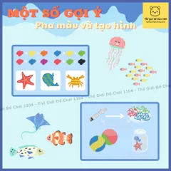 Đồ chơi tạo hình dưới nước cho bé Aqua Fairy của MrToys cho bé thỏa sức sáng tạo, thế giới đồ chơi 1104