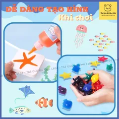 Đồ chơi tạo hình dưới nước cho bé Aqua Fairy của MrToys cho bé thỏa sức sáng tạo, thế giới đồ chơi 1104