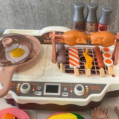Bộ Đồ Chơi Nấu Ăn BBQ Đa Chức Năng với Hiệu Ứng Hơi Nước – Mang Trải Nghiệm Nấu Ăn Chân Thực Cho Bé