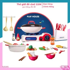 Bếp Gas Đồ Chơi Play House - Bếp Nấu Ăn Có Nhạc & Đèn Cho Trẻ Em Từ 3 Tuổi - Đồ Chơi Phát Triển Kỹ Năng Sáng Tạo