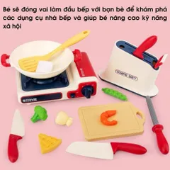 Bếp Gas Đồ Chơi Play House - Bếp Nấu Ăn Có Nhạc & Đèn Cho Trẻ Em Từ 3 Tuổi - Đồ Chơi Phát Triển Kỹ Năng Sáng Tạo