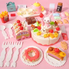 Đồ chơi cắt bánh sinh nhật DIY Music - tiệc trà bánh 85 chi tiết - Hiệu ứng thổi nến - thegioidochoi1104