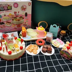 Đồ chơi cắt bánh sinh nhật DIY Music - tiệc trà bánh 85 chi tiết - Hiệu ứng thổi nến - thegioidochoi1104