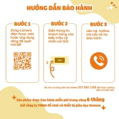 Máy đọc truyện KENNEN - Bộ đọc thẻ cho bé - có Bảo Hành - 105 thẻ - Phát triển tư duy - thegioidochoi1104