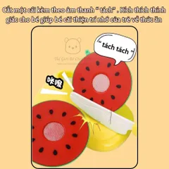 Bộ đồ chơi cắt trái cây, rau củ, hải sản 31 chi tiết - Giúp bé phát triển tư duy sáng tạo