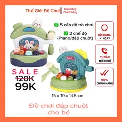 Đồ Chơi Đập Chuột Ngôi Nhà Cho Bé Phát Nhạc Và Đèn TpHCM