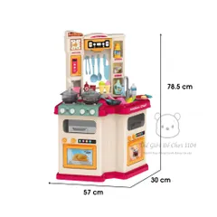 Bộ bếp nấu ăn cỡ lớn cho bé Talented Chef Spraying Kitchen - Hiệu ứng hơi nước và nước sôi