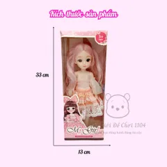 Búp Bê Khớp Cử Động Linh Hoạt - Dành Cho Bé Gái 3 Tuổi Trở Lên - Giúp Bé Phát Triển Sáng Tạo