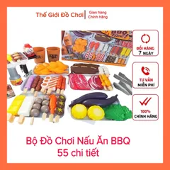 [ HOT ] Bộ Đồ Chơi Nấu Ăn Cho Bé BBQ 55 Chi Tiết Giá Rẻ TpHCM