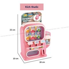Đồ chơi máy bán nước tự động dùng Pin, máy bán nước ngọt kèm máy làm đá mini
