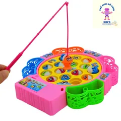 Đồ Chơi Câu Cá Bằng Pin 4 Cần Câu Có Nhạc Phát Triển Kỹ Năng Cho Bé TpHCM