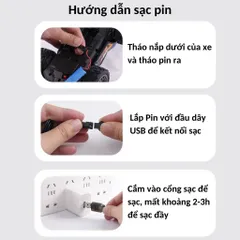 Xe điều khiển từ xa vượt địa hình tốc độ cao, phun khói, 7 động tác, pin sạc, Thế giới đồ chơi 1104