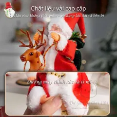 Đồ Chơi Ông Già Noel Độc Đáo - Món Quà Giáng Sinh Hoàn Hảo Cho Bé - Nhiều Chức Năng Thú Vị và An Toàn Cho Trẻ Em