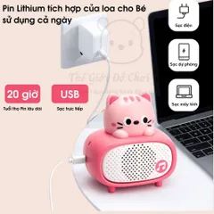 Bộ Micro cho bé hát Karaoke 2in1 kết hợp loa Bluetooth, pin sạc, đồ chơi âm nhạc