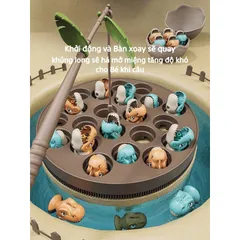 Đồ chơi câu cá cho bé kèm cân toán học Khủng Long, bản đầy đủ, nhiều chi tiết, đồ chơi giáo dục