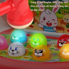 Đồ Chơi Gà Con Đập Chuột Vui Nhộn - Trò Chơi Kích Thích Phản Xạ & Phát Triển Vận Động Cho Bé Từ 3 Tuổi