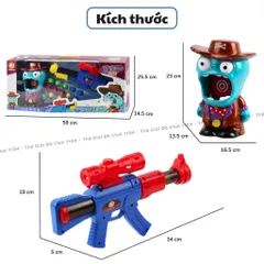 Đồ chơi tiêu diệt Zombie Bằng Bi Xốp – Đồ Chơi An Toàn, Phát Triển Trí Tuệ Cho Bé