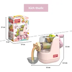 Đồ chơi đất sét làm mì Dream Clay DIY chính hãng 28 phụ kiện, đất sét tự khô