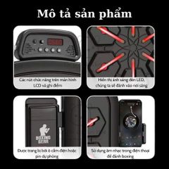 Máy Tập Boxing Đa Năng - Boxing Machine Cao Cấp với LED và Bluetooth - Thiết bị Tập Thể Dục Tại Nhà Chuyên Nghiệp