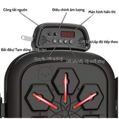 Máy Tập Boxing Đa Năng - Boxing Machine Cao Cấp với LED và Bluetooth - Thiết bị Tập Thể Dục Tại Nhà Chuyên Nghiệp