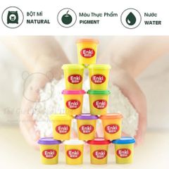 Bộ Đất Nặn Làm Bánh Enki 29 Chi Tiết - Đồ Chơi Giáo Dục Phát Triển Tư Duy và Sáng Tạo Cho Bé, Lò Nướng, Khuôn, An Toàn