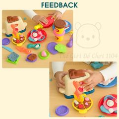 Bộ Đất Nặn Làm Bánh Enki 29 Chi Tiết - Đồ Chơi Giáo Dục Phát Triển Tư Duy và Sáng Tạo Cho Bé, Lò Nướng, Khuôn, An Toàn