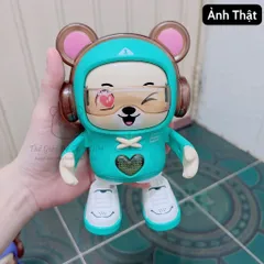 Đồ Chơi Gấu Đeo Headphone Nhạc Nhảy - Phát Triển Kỹ Năng Vận Động Cho Bé Từ 4 Tháng Đến 3 Tuổi, An Toàn Và Thú Vị