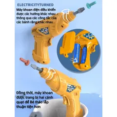 Đồ chơi sửa chữa cho bé trai TOOL BOX Vali kỹ sư lắp ráp vặn ốc vít cho bé Tập làm kỹ sư Thegioidochoi1104