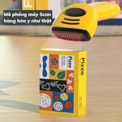 Đồ chơi quầy siêu thị máy tính tiền kèm máy pha cà phê 46 chi tiết đồ chơi nhập vai cho bé