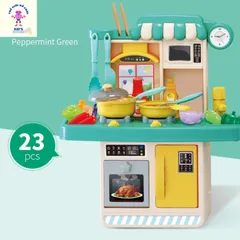 [HOT] Bộ Bếp Nấu Ăn Mini Cho Bé Màu Hồng Cao 40cm (23 chi tiết)