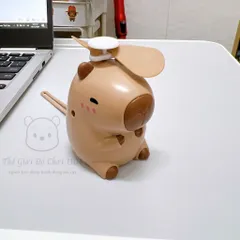 Quạt Cầm Tay CAPYBARA - Pin Sạc - Có Móc Treo - Phụ Kiện Dễ Thương Cho Mọi Lứa Tuổi