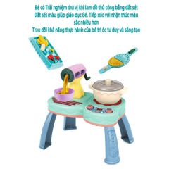 Đồ Chơi Đất Nặn Kèm Bộ Bếp Làm Mì 18 Chi Tiết - Thỏa Sức Sáng Tạo Ẩm Thực Cho Bé Yêu, An Toàn Và Giải Trí