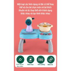 Đồ Chơi Đất Nặn Kèm Bộ Bếp Làm Mì 18 Chi Tiết - Thỏa Sức Sáng Tạo Ẩm Thực Cho Bé Yêu, An Toàn Và Giải Trí