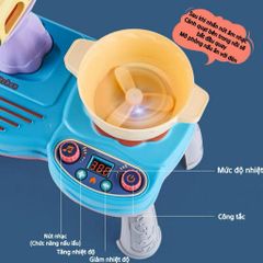 Đồ Chơi Đất Nặn Kèm Bộ Bếp Làm Mì 18 Chi Tiết - Thỏa Sức Sáng Tạo Ẩm Thực Cho Bé Yêu, An Toàn Và Giải Trí