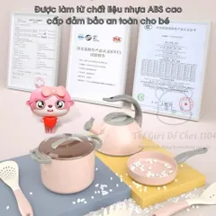 Bộ Đồ Chơi Nấu Ăn 68 Chi Tiết - Nhà Bếp Mini Có Máy Hấp Trứng - Dụng Cụ Giáo Dục Phát Triển Kỹ Năng Cho Bé