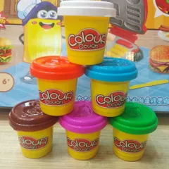 Set hủ đất nặn Color Dough đủ màu, đất sét an toàn cho bé, đồ chơi phát triển trí tuệ