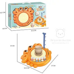 Bộ Dụng Cụ Làm Gốm Cho Bé DIY Pottery Machines - Khơi Dậy Sự Sáng Tạo Nghệ Thuật
