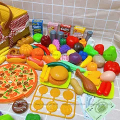 Giỏ Dã Ngoại Đồ Chơi Cho Bé 103 Chi Tiết - Bộ Mô Phỏng Thức Ăn An Toàn, Tăng Cường Sáng Tạo và Kỹ Năng Giao Tiếp