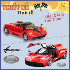 Ô tô điều khiển từ xa sạc pin mô hình siêu xe Pagani Huayra tỉ lệ 1:18