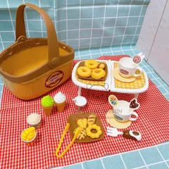 Bộ Đồ Chơi Picnic 27 Món - Giỏ Cắm Trại Mini Kèm Bàn Gấp Gọn Cho Bé - Khuyến Khích Trẻ Đồ Chơi Ngoài Trời An Toàn