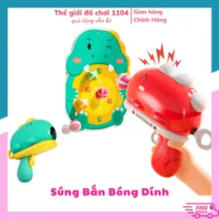 Đồ Chơi Bắn Bóng Dính Khủng Long Quốc Tế - Trò Chơi Giải Trí An Toàn, Giảm Căng Thẳng Cho Trẻ Em và Người Lớn