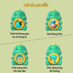 Đồ Chơi Bắn Bóng Dính Khủng Long Quốc Tế - Trò Chơi Giải Trí An Toàn, Giảm Căng Thẳng Cho Trẻ Em và Người Lớn