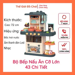 Đồ Chơi Nhà Bếp Nấu Ăn Cho Bé Cỡ Lớn Phun Khói Như Thật TpHCM