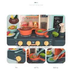 Đồ Chơi Nhà Bếp Nấu Ăn Cho Bé Cỡ Lớn Phun Khói Như Thật TpHCM