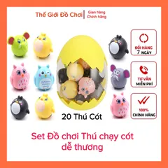 Đồ chơi chạy bằng dây cót hình thú dễ thương cho bé giá rẻ - mua nhiều được tặng trứng tphcm