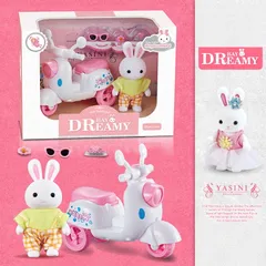 Đồ chơi ngôi nhà búp bê hình Thỏ kèm phụ kiện dễ thương Tphcm