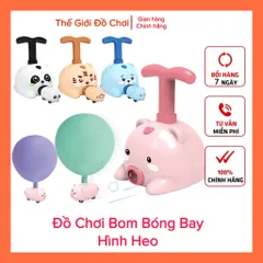 Đồ chơi bơm bóng bay hình lợn dễ thương cho bé giá rẻ tphcm - thế giới đồ chơi 1104